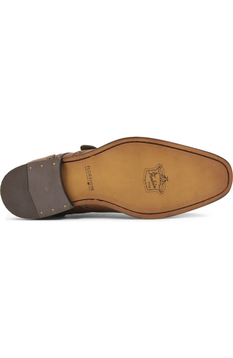 Florsheim 'Sabato' Wingtip Monk Strap Shoe, Alternate, color,