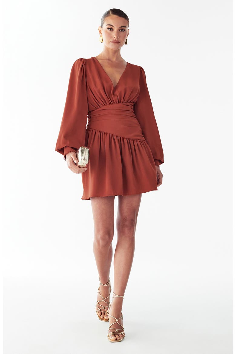 Merry Mini Dress, Main, color, Copper