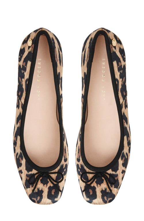Jack Rogers Maddy Square Toe Pump In Animal Print