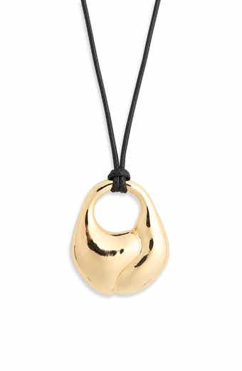 Adjustable Cord Pendant Necklace
