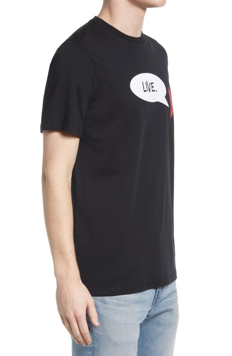 LIVE LIVE Follow Your Heart Cotton Graphic Tee, Alternate, color,