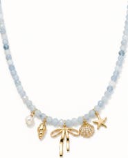 ARGENTO VIVO Sea Life Charm Beaded Necklace