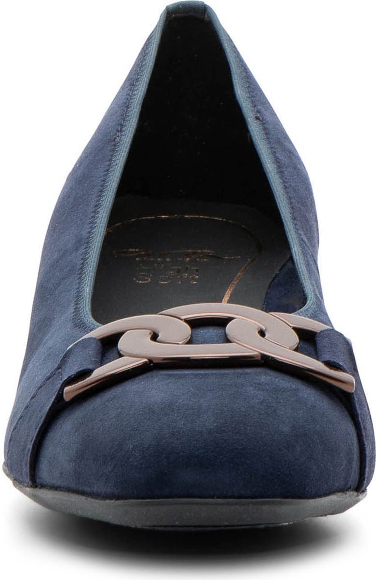ara Gallant Chain Pump, Alternate, color, Midnight Blue