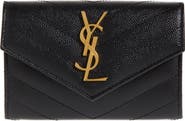 Saint Laurent 'Monogram' Quilted Leather French Wallet