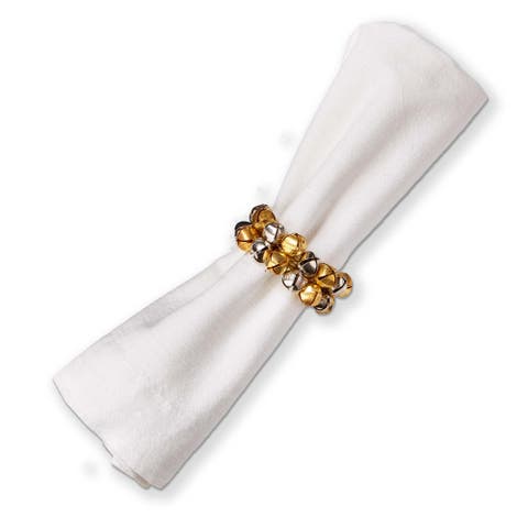 Jolly Jingle Bell Napkin Ring Multicolor Christmas Decor
