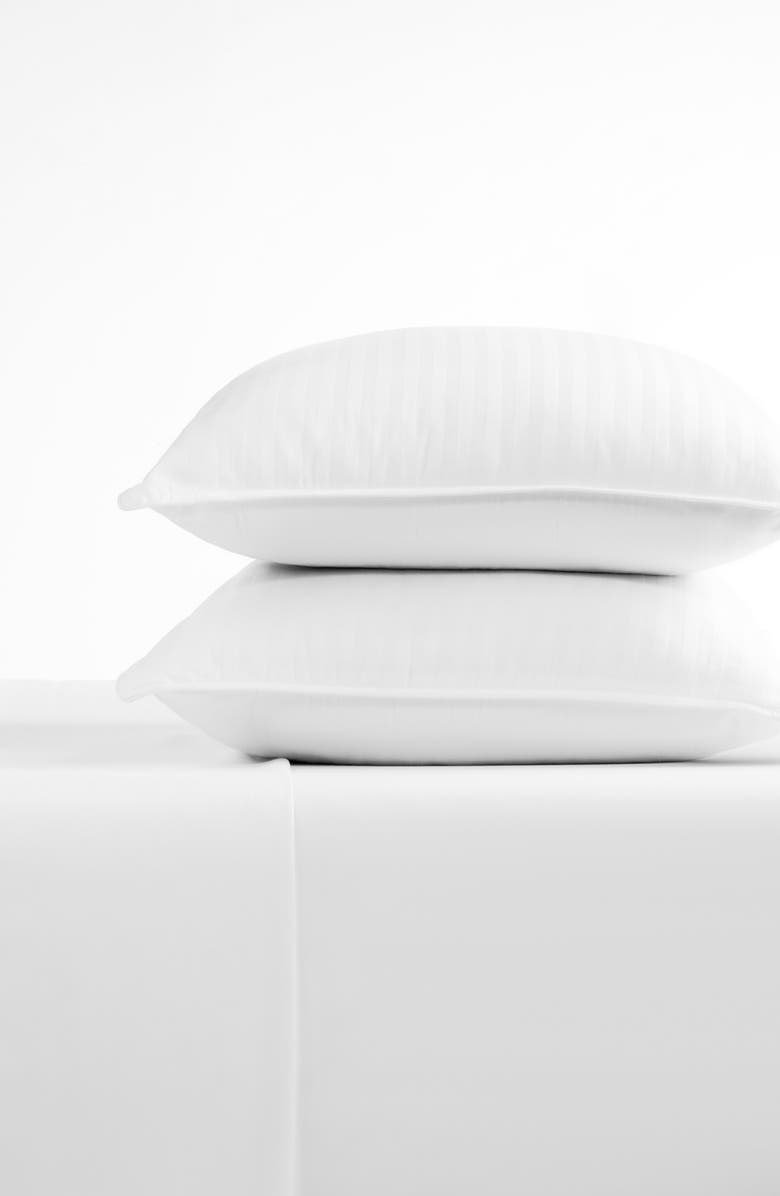 HOMESPUN HOME SPUN Plush Down Alternative Gel Fiber Pillows - Pack of 2, Alternate, color, White