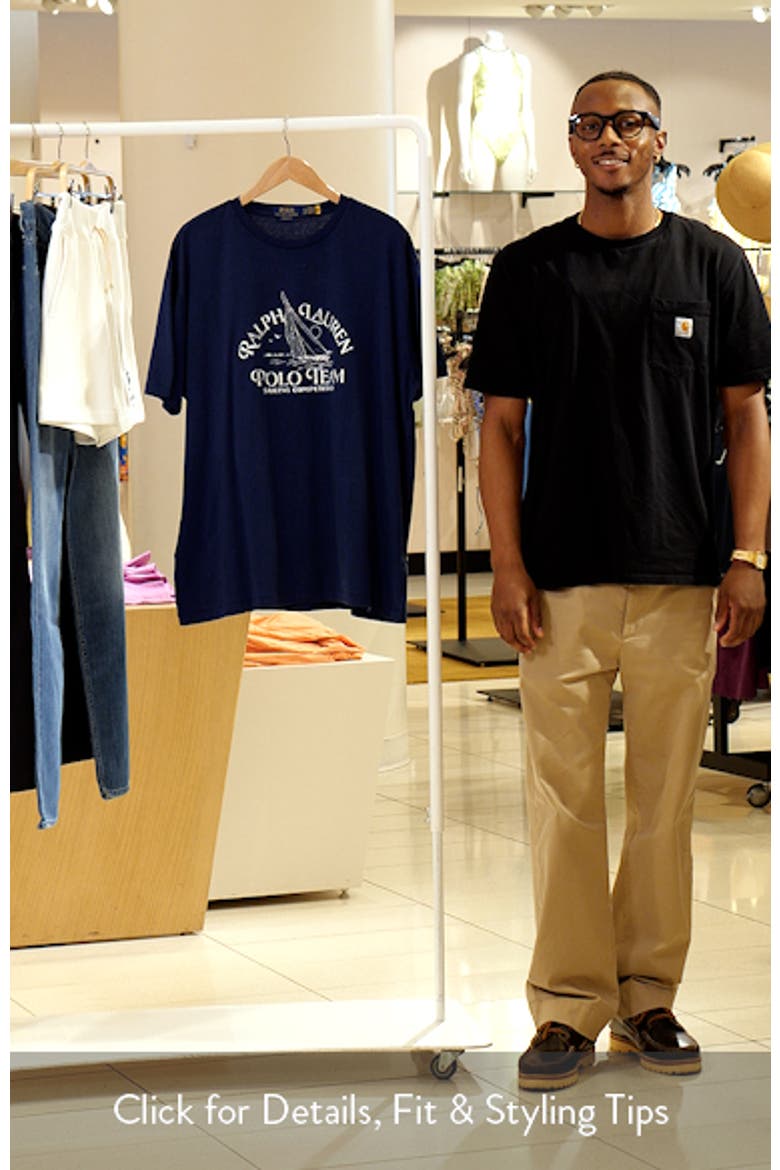 Classic Fit Polo Team Cotton Graphic T-Shirt video