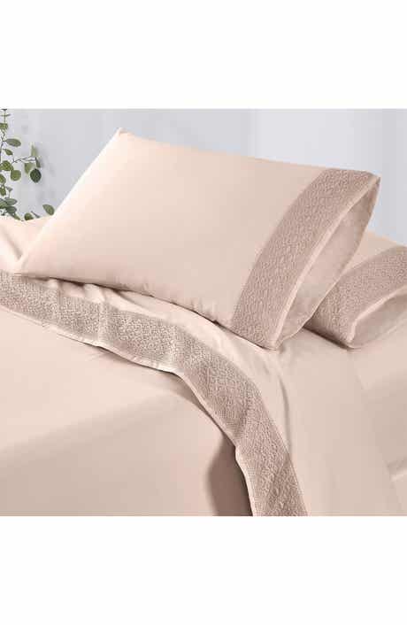 Crochet Lace 4-Piece Sheet Set