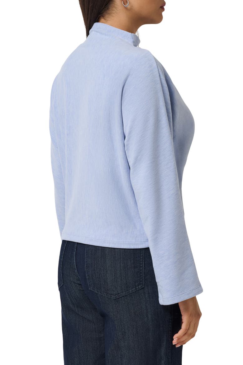 Cloud Mock Neck Pullover, Alternate, color, HEATHER ENGLISH MANOR