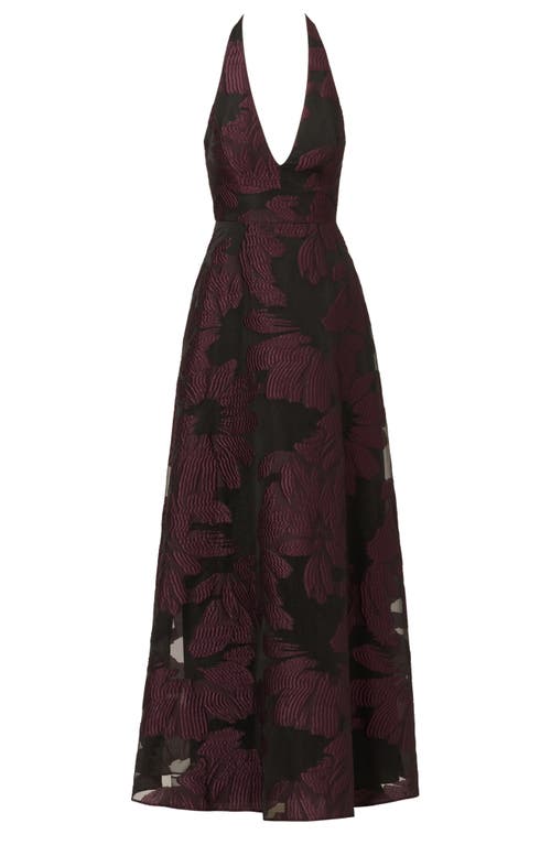 Aidan Mattox By Adrianna Papell Sleeveless Organza Gown In Brown