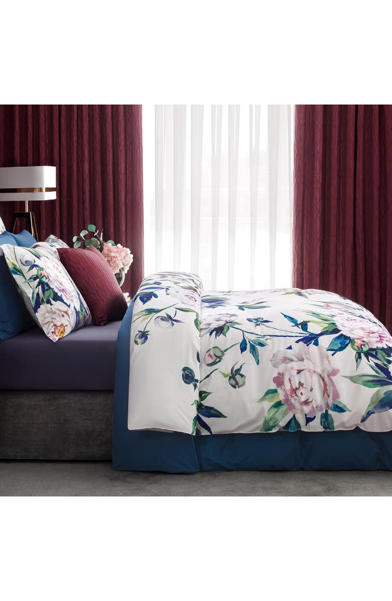 Togas Peonia Duvet Cover, Alternate, color, White