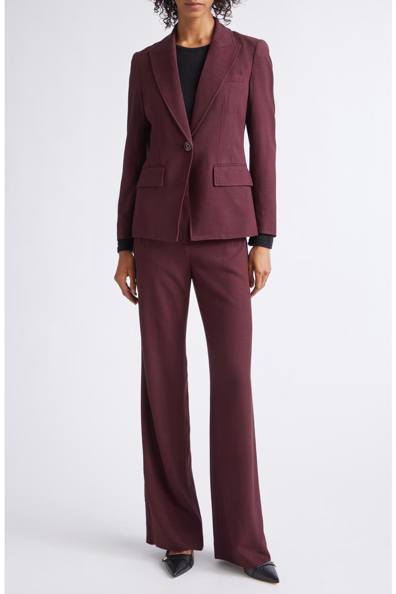 Jude Wide-Leg Pants, Alternate, color, RAISIN