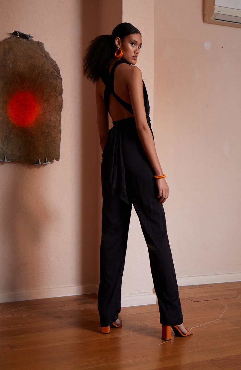 DIARRABLU Umy Wrap Jumpsuit, Alternate, color,