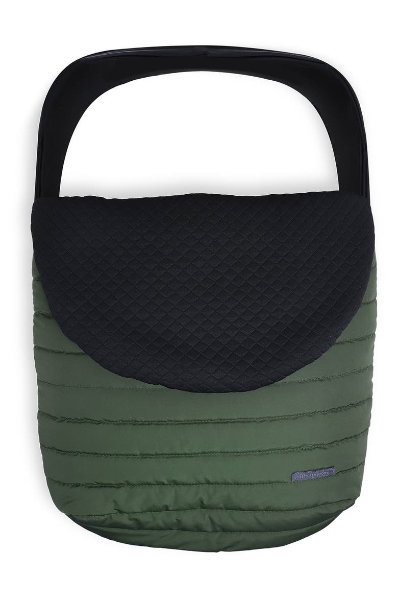 Winter Car Seat Cover, Alternate, color, DARK GREEN