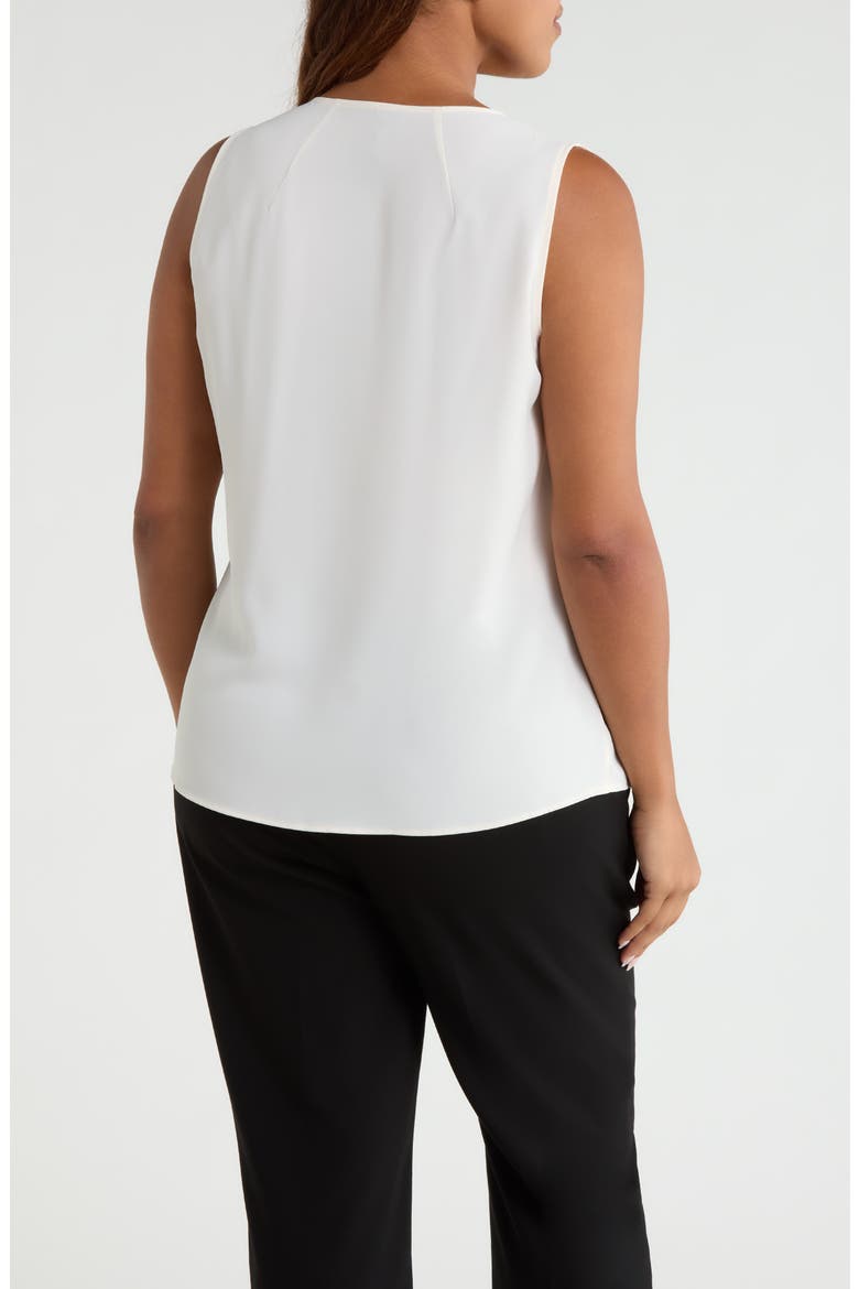 Keyhole Neck Sleeveless Top, Alternate, color, WHITE DOVE