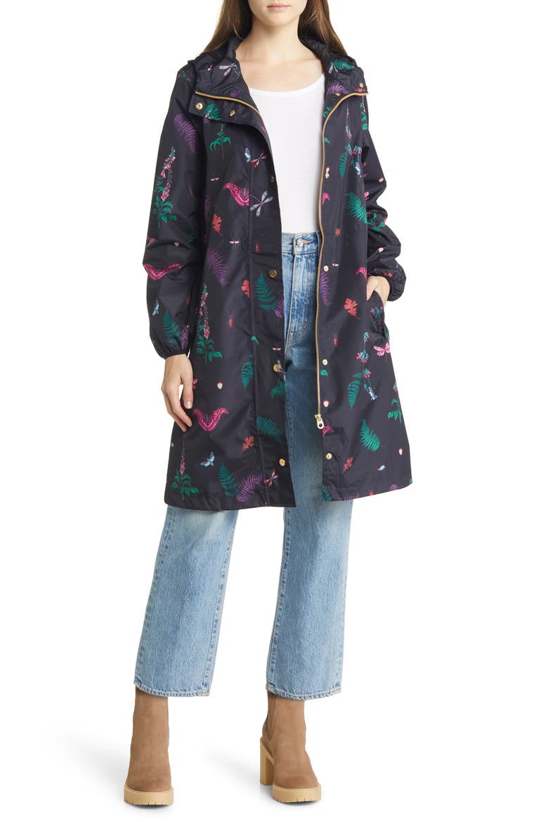 Women's Waybridge Waterproof Raincoat, Main, color, MIDNIGHT BEASTS