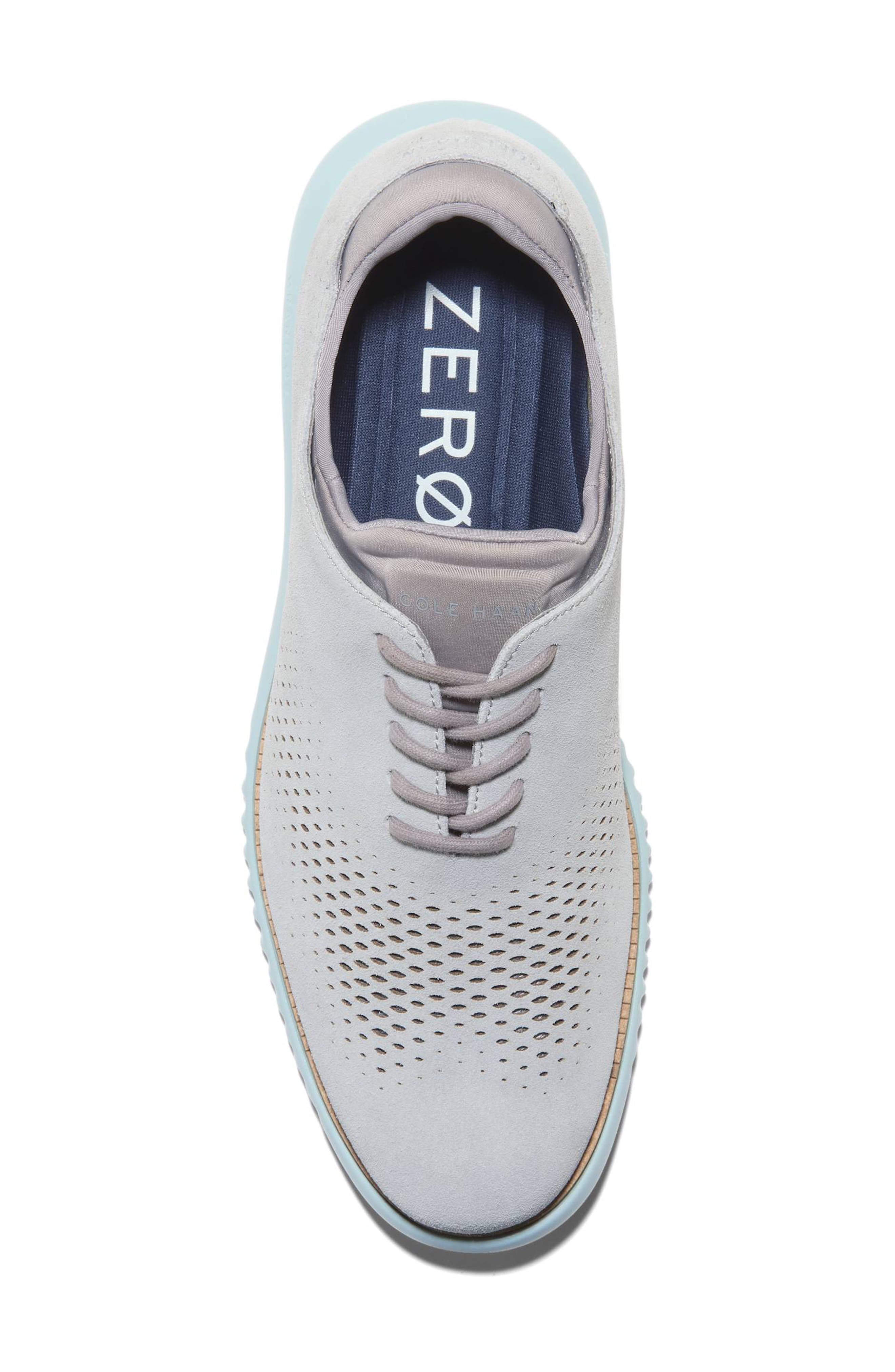Cole Haan 2.ZeroGrand Laser Wing Derby, Alternate, color, Ultimate Grey Suede