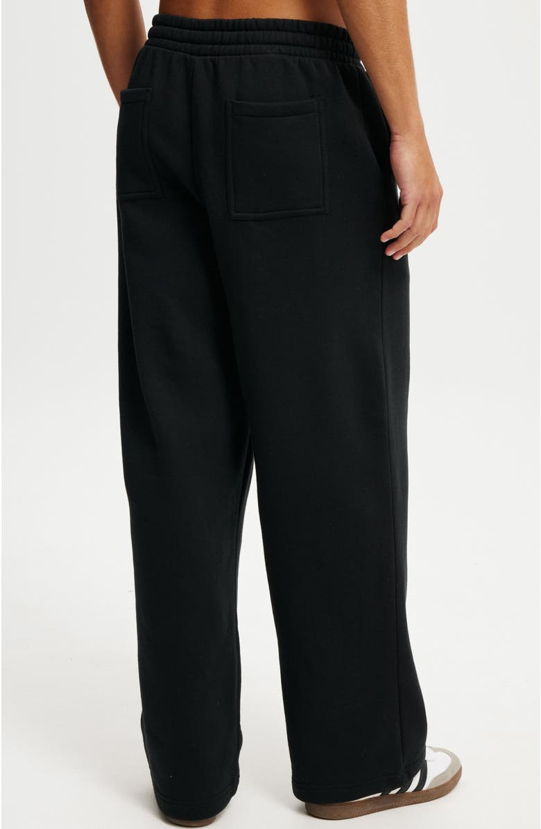 Cotton On Men's Super Baggy Track Pant, Alternate, color, Black