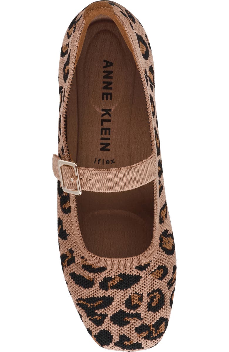 Anne Klein Mabel Mary Jane Flat, Alternate, color, Leopard
