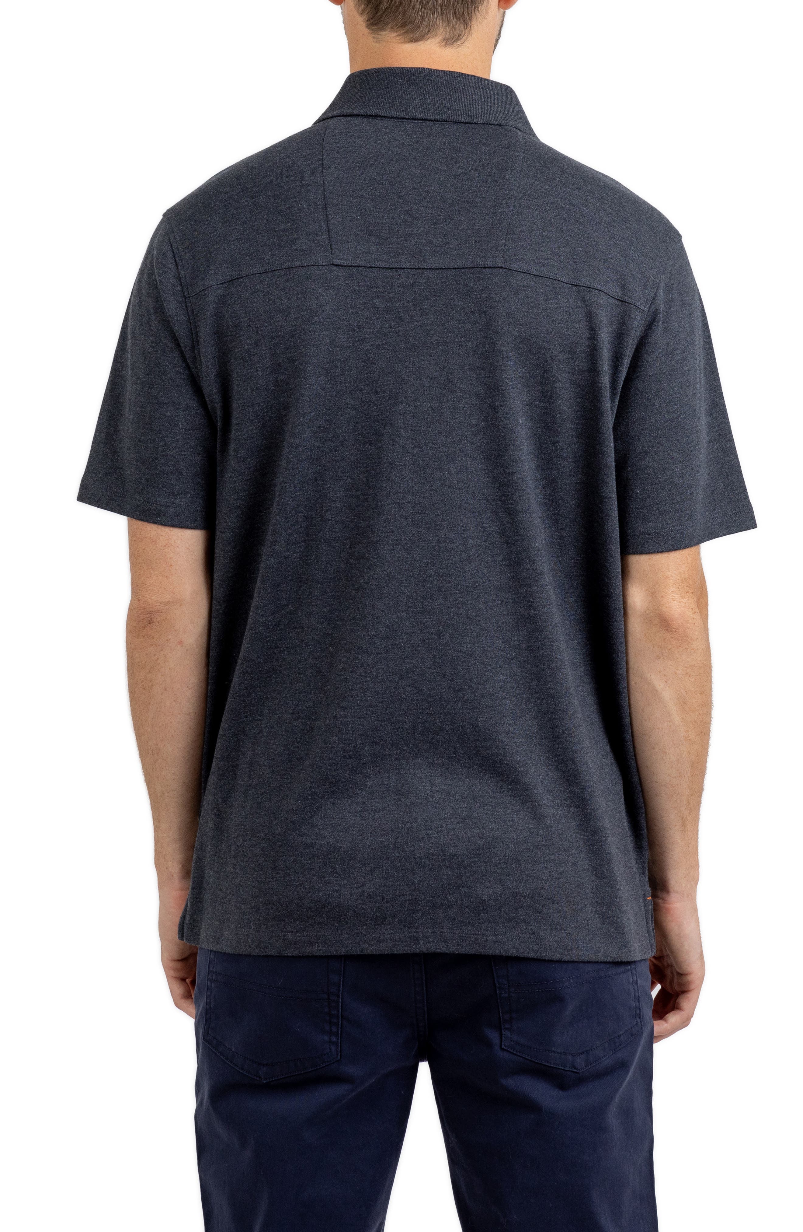 Heathered Jersey Polo - image 2