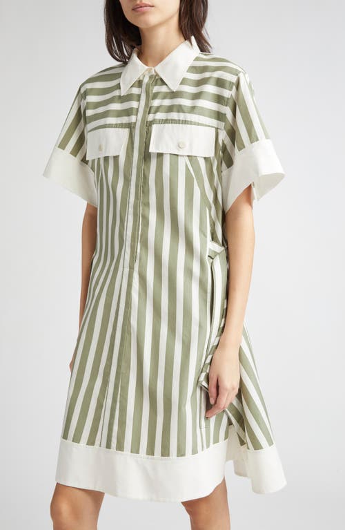 3.1 Phillip Lim Stripe Short-sleeve Shirt Dress