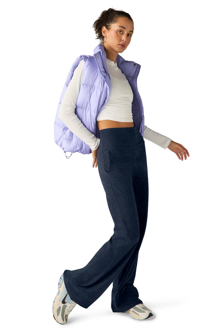 Big Cozy Puffer Vest, Alternate, color, BLUE FROST