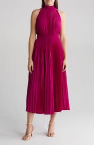 Marina Pleated Midi Dress