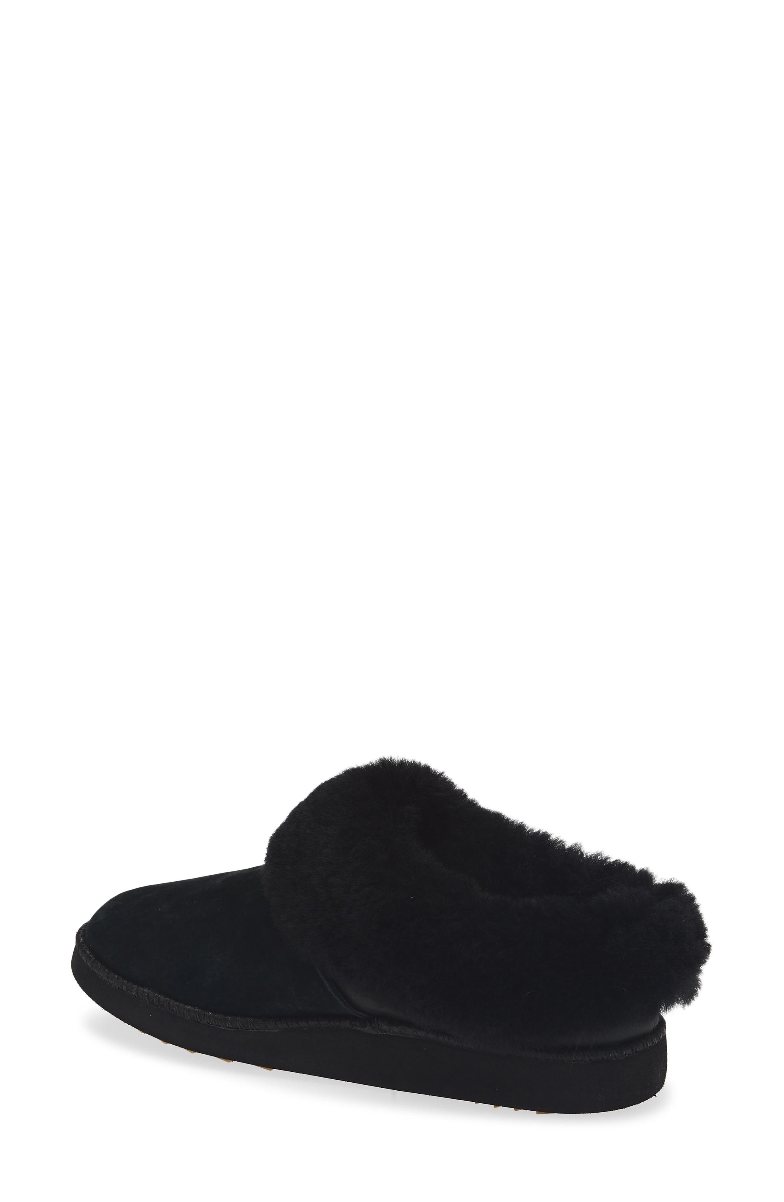 OluKai Ku'i Genuine Shearling Slipper, Alternate, color, Lava Rock / Lava Rock