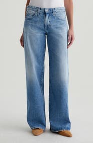 AG Adria Low Rise Baggy Wide Leg Jeans