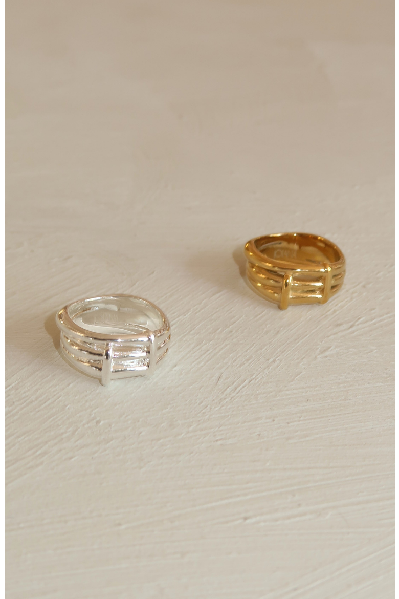Rowe Ring, Alternate, color, Silver