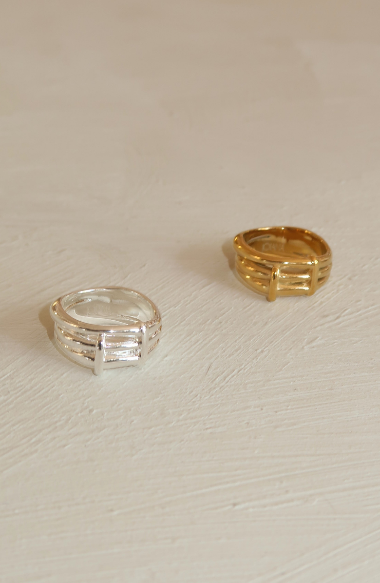 Joiana Jewelry Rowe Ring, Alternate, color, Silver