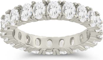 Kylie Oval Cubic Zirconia Eternity Ring