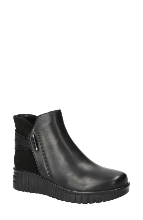 Bella Vita Sueann Platform Bootie In Black