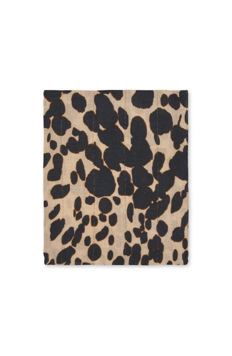 Masai Copenhagen Aeloria Animal Print Scarf, Alternate, color, Oxford Tan