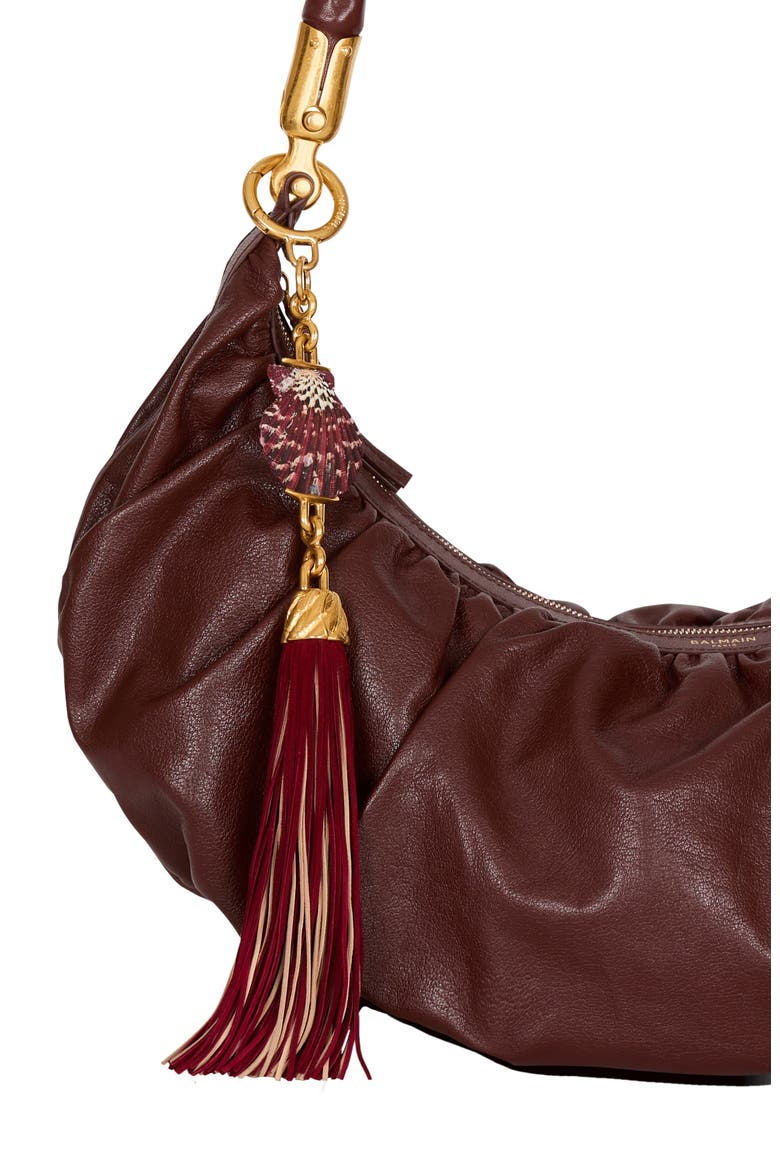 Shell tassel charm, Alternate, color, gold