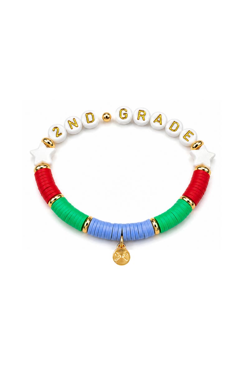 Second Grade Bracelet, Main, color, Blue/Green/Red/White
