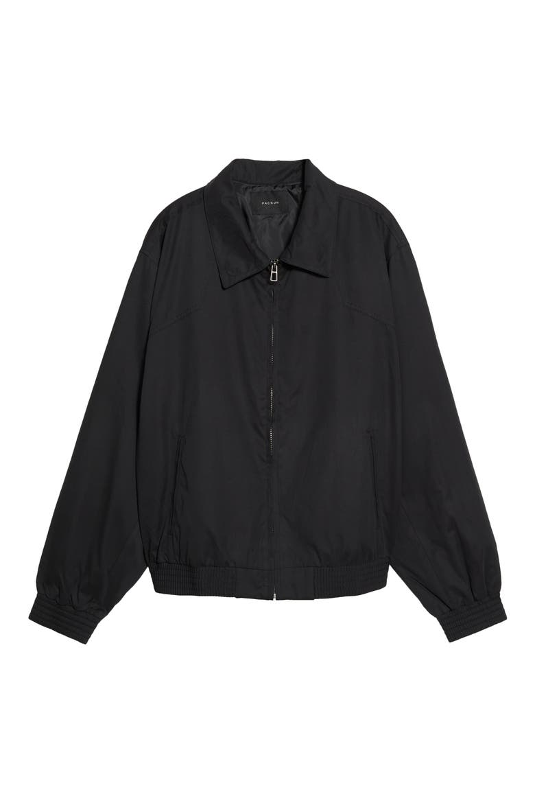 Harrington Zip Jacket, Main, color, BLACK