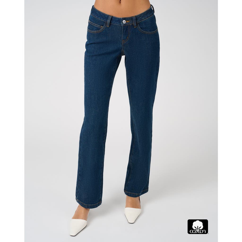 Weworewhat 90's Straight Leg Jean In Blue