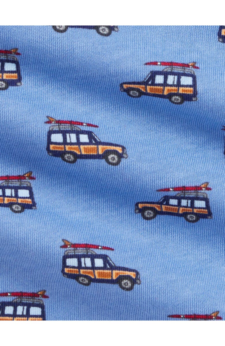 Ralph Lauren Wagon Print Cotton T-Shirt & Shorts Set, Alternate, color, 