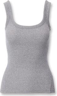 rag & bone The Essential Heather U-Neck Tank