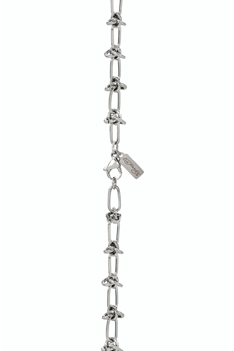 Men's Oval Link Necklace, Alternate, color, SILVER