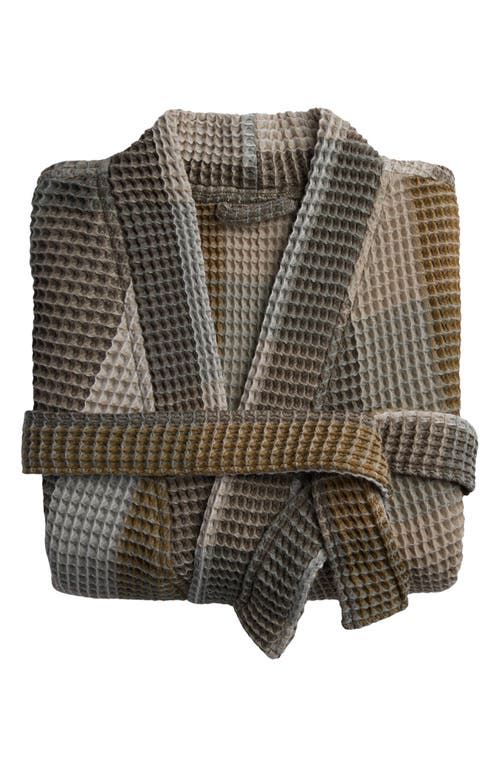 Parachute Plaid Organic Cotton Waffle Weave Robe
