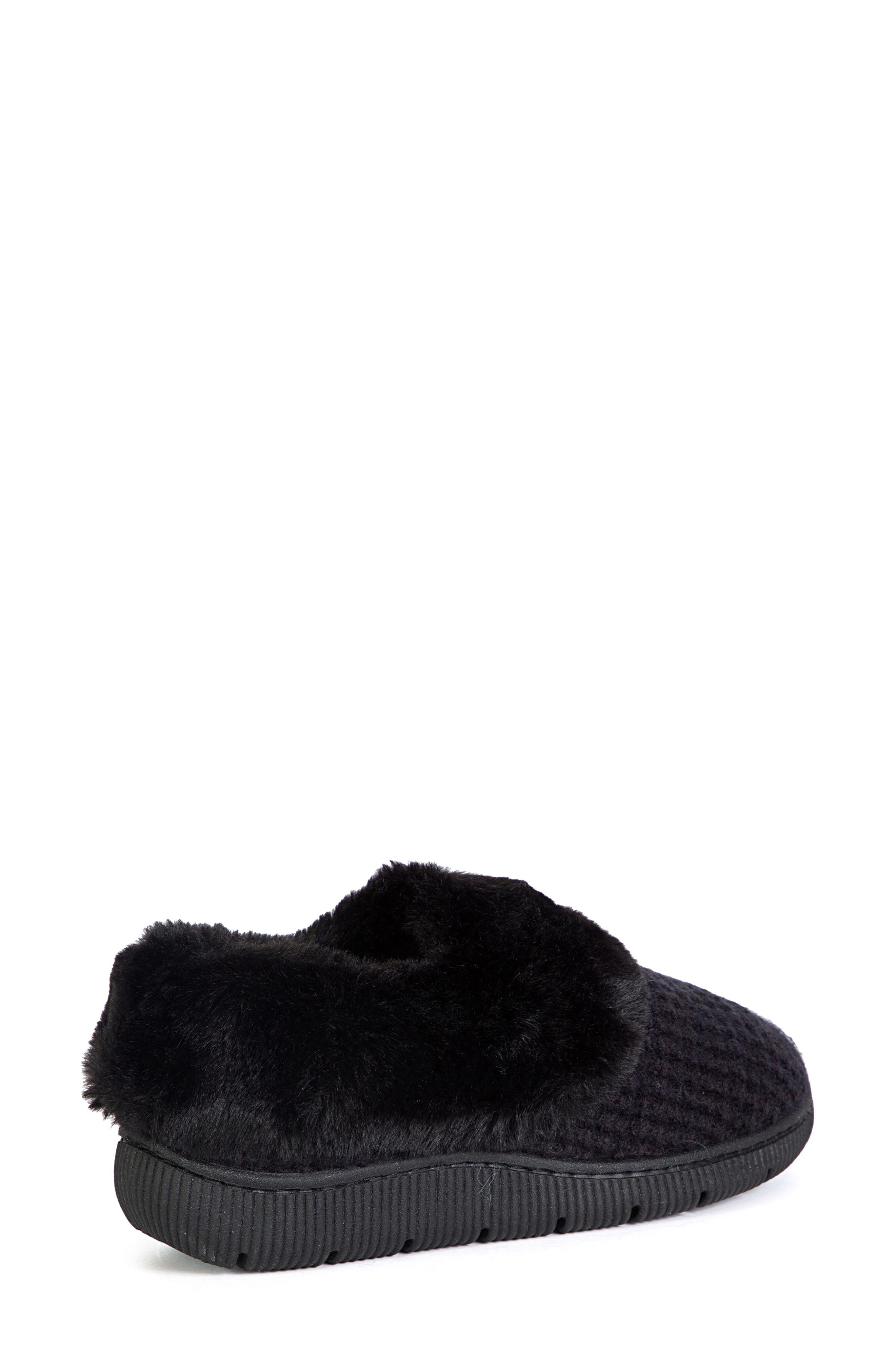 Baylor Slipper, Alternate, color, BLACK