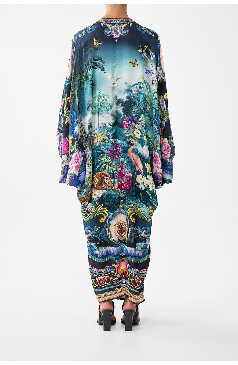 Camilla T Shape Long Kaftan Basked In Baroque, Alternate, color, 