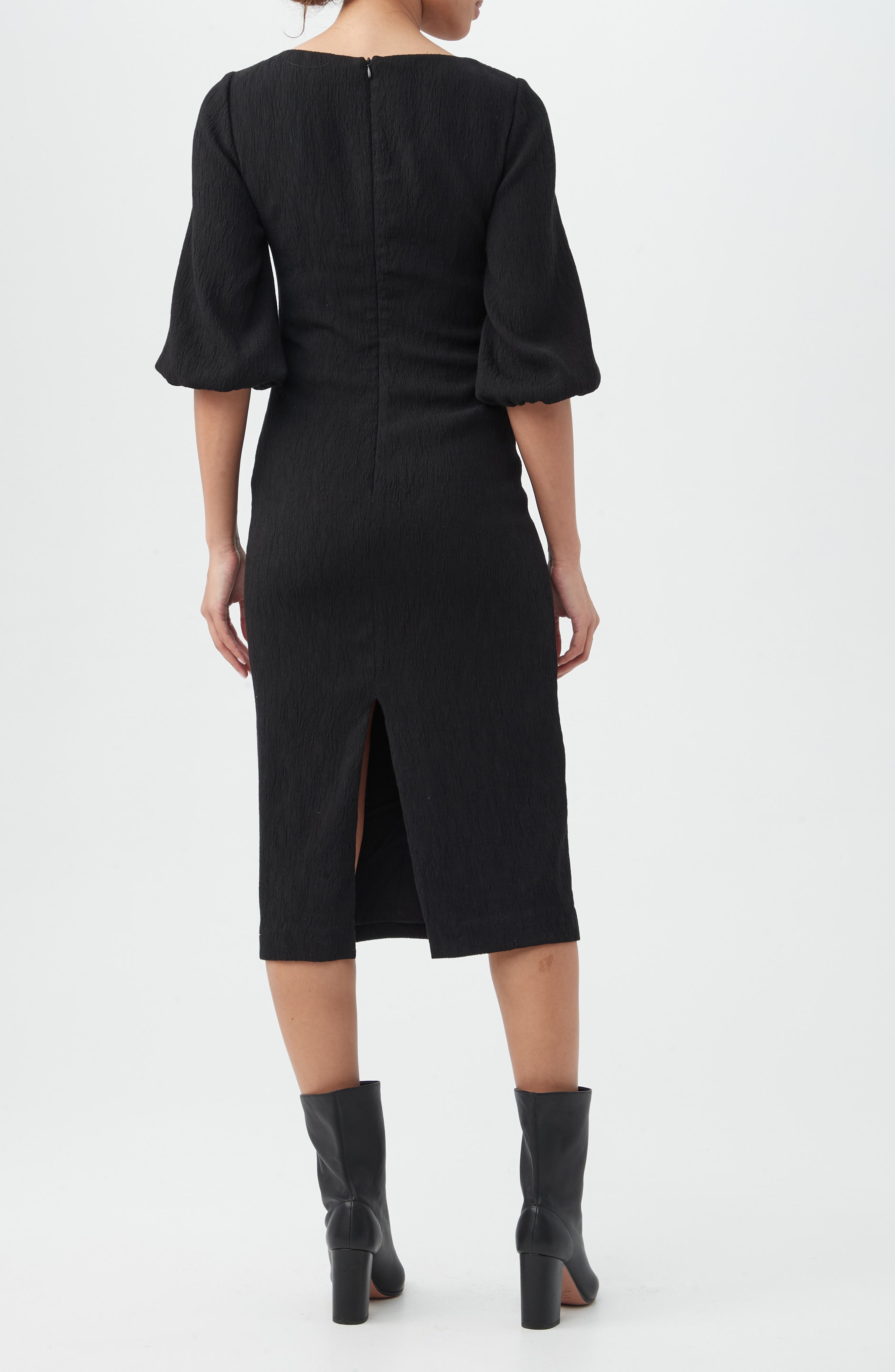 Madeline Textured Midi Dress - image 2