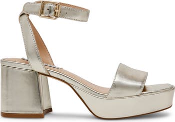 【レディース】Steve Madden Mercerr Ankle Strap サンダル Amazon.com | Steve Madden Women's Mercerr Heeled Sandal