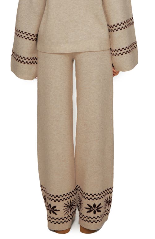 Princess Polly Anok Star Sweater Pants In Brown