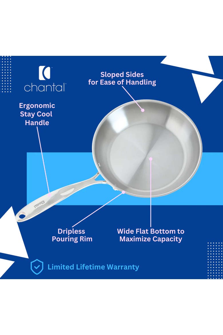 Induction 21 Steel 8-Inch Fry Pan, Stainless, Alternate, color, Silver
