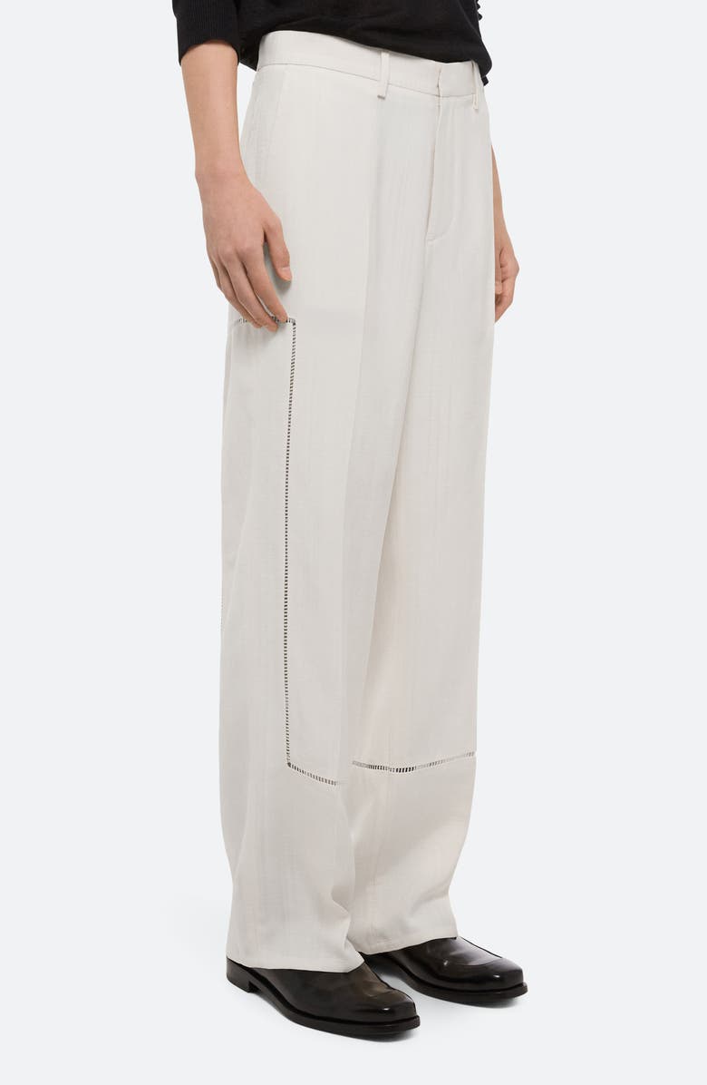 Helmut Lang Border Relaxed Fit Slub Viscose Carpenter Pants, Alternate, color, 