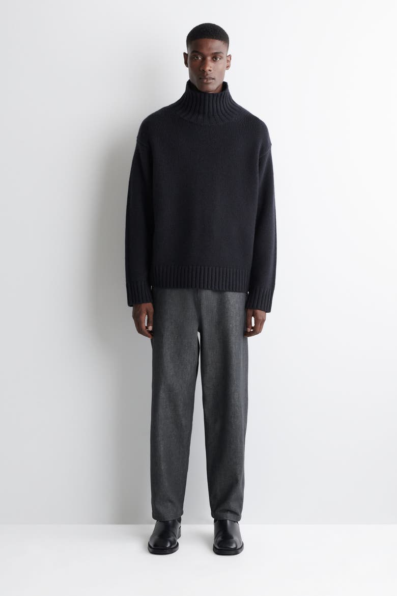 Dome Relaxed-Fit Straight-Leg Jeans, Main, color, DARK GRAY